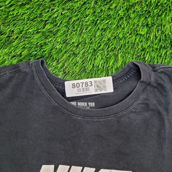 NIKE Center-Swoosh Shirt Womens Large 20x24 Cropped Faded - Picture 11 of 13